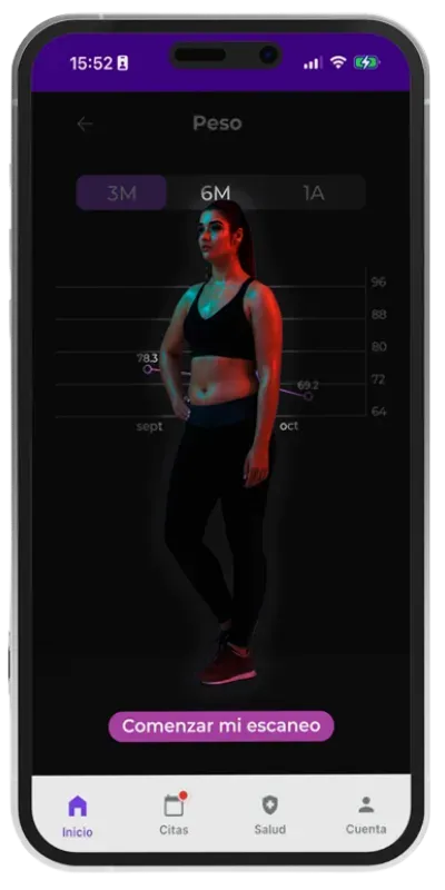 Escaneo corporal con IA