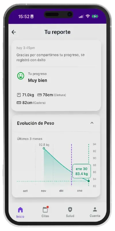 Seguimiento de progreso
