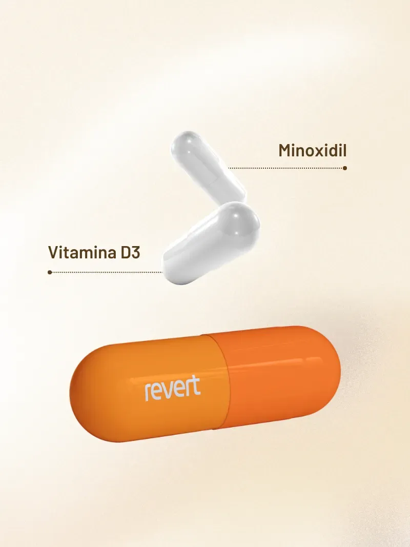 Minoxidil 1 mg + Vitamina D3